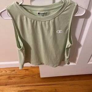 Champion Women's Light Green  Tank Top